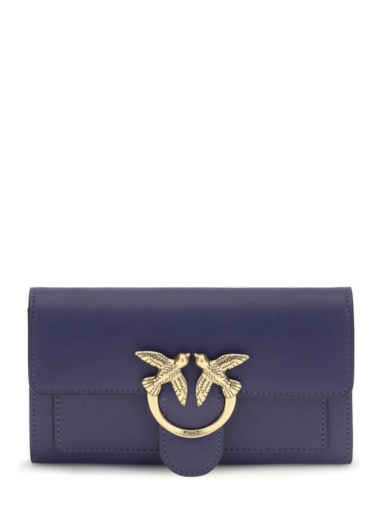 Blue Calf Leather Bos Taurus Shoulder Bag