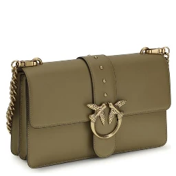 Bicolor Calf Leather Bos Taurus Shoulder Bag