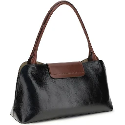 Black Calf Leather Bos Taurus Shoulder Bag