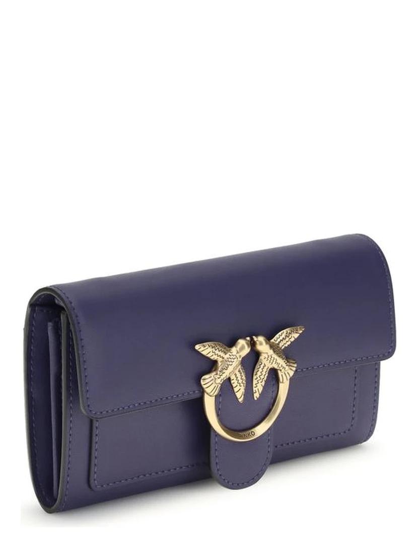 Blue Calf Leather Bos Taurus Shoulder Bag
