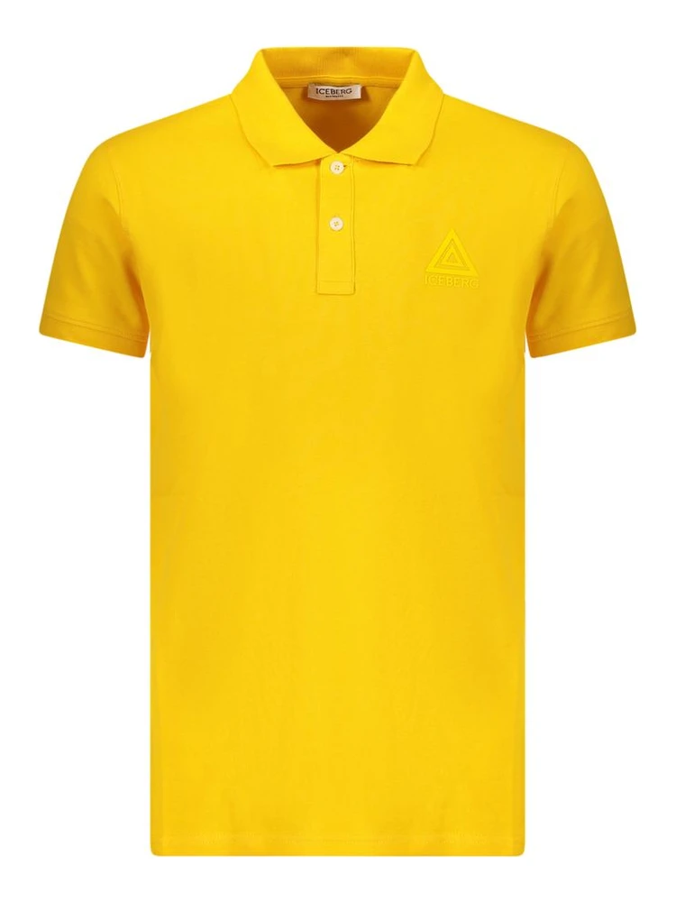 Yellow Cotton Polo Shirt