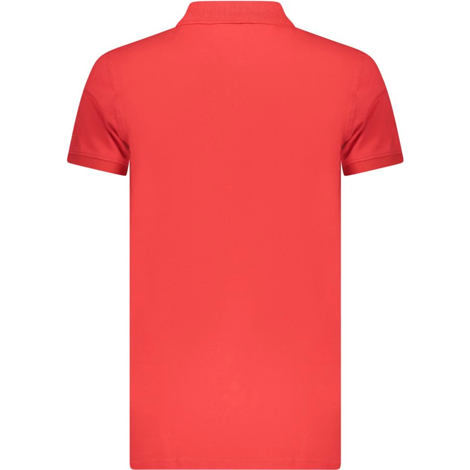 Red Cotton Polo Shirt