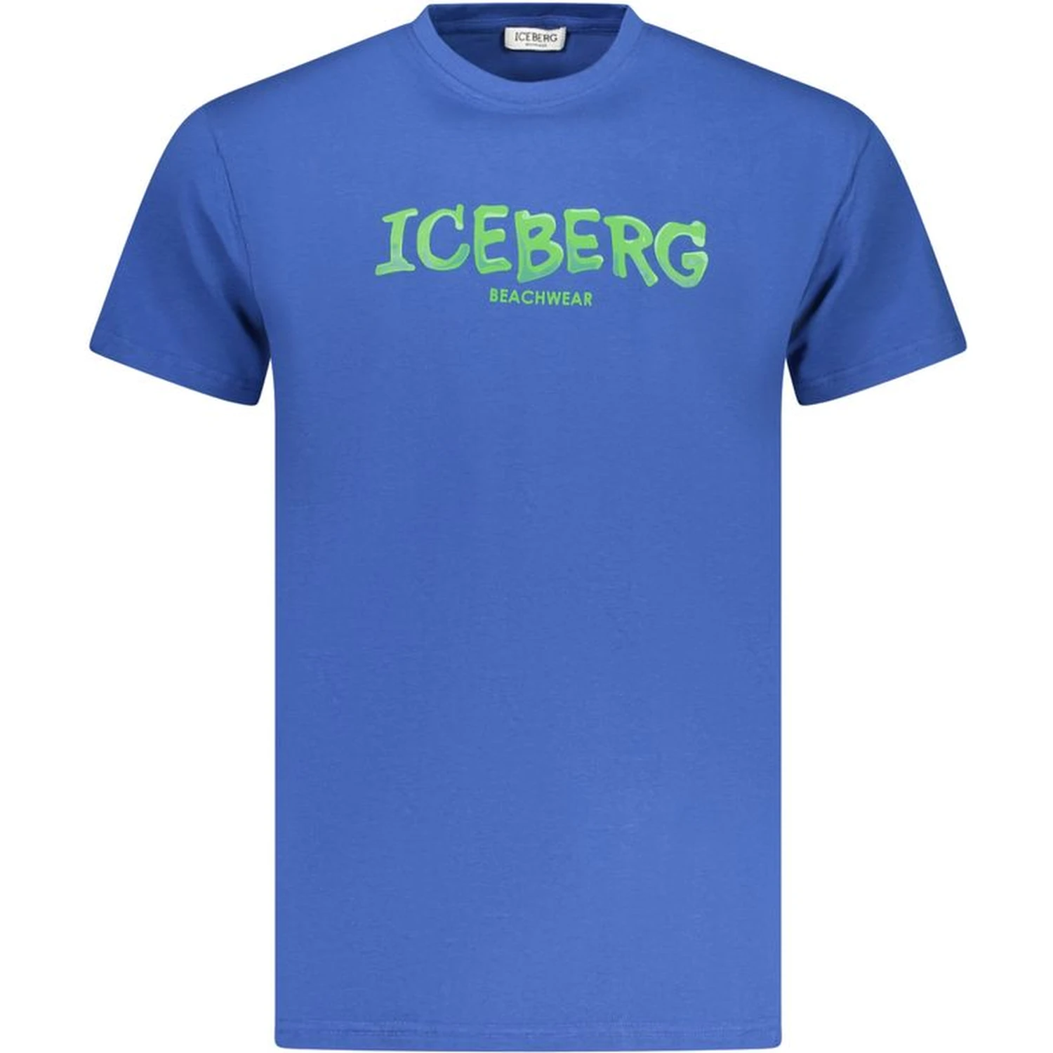 Blue Cotton Men's T-Shirt