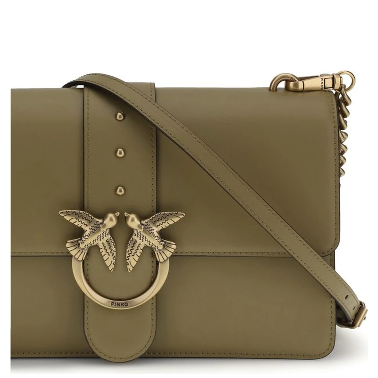 Bicolor Calf Leather Bos Taurus Shoulder Bag