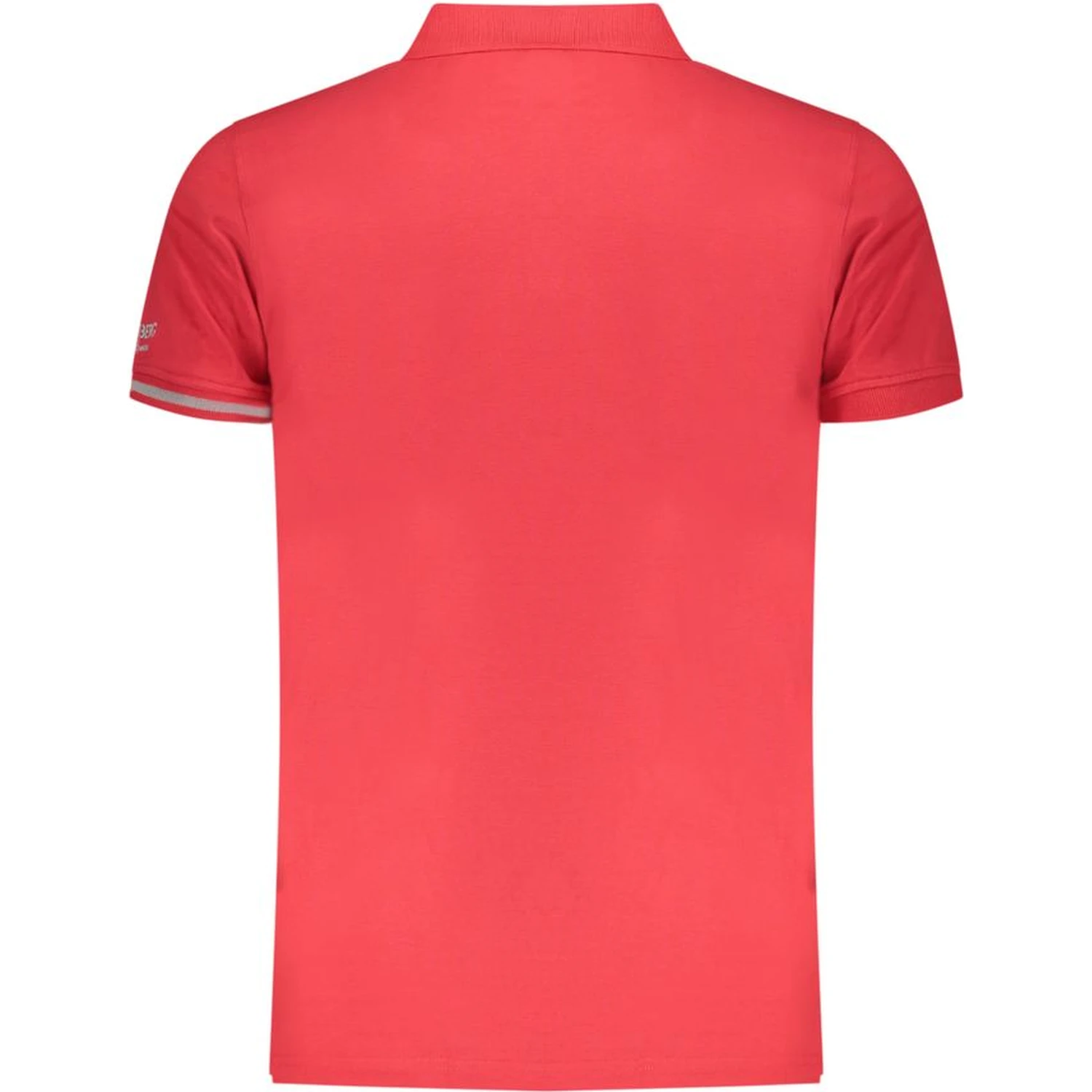 Red Cotton Mens Polo Shirt