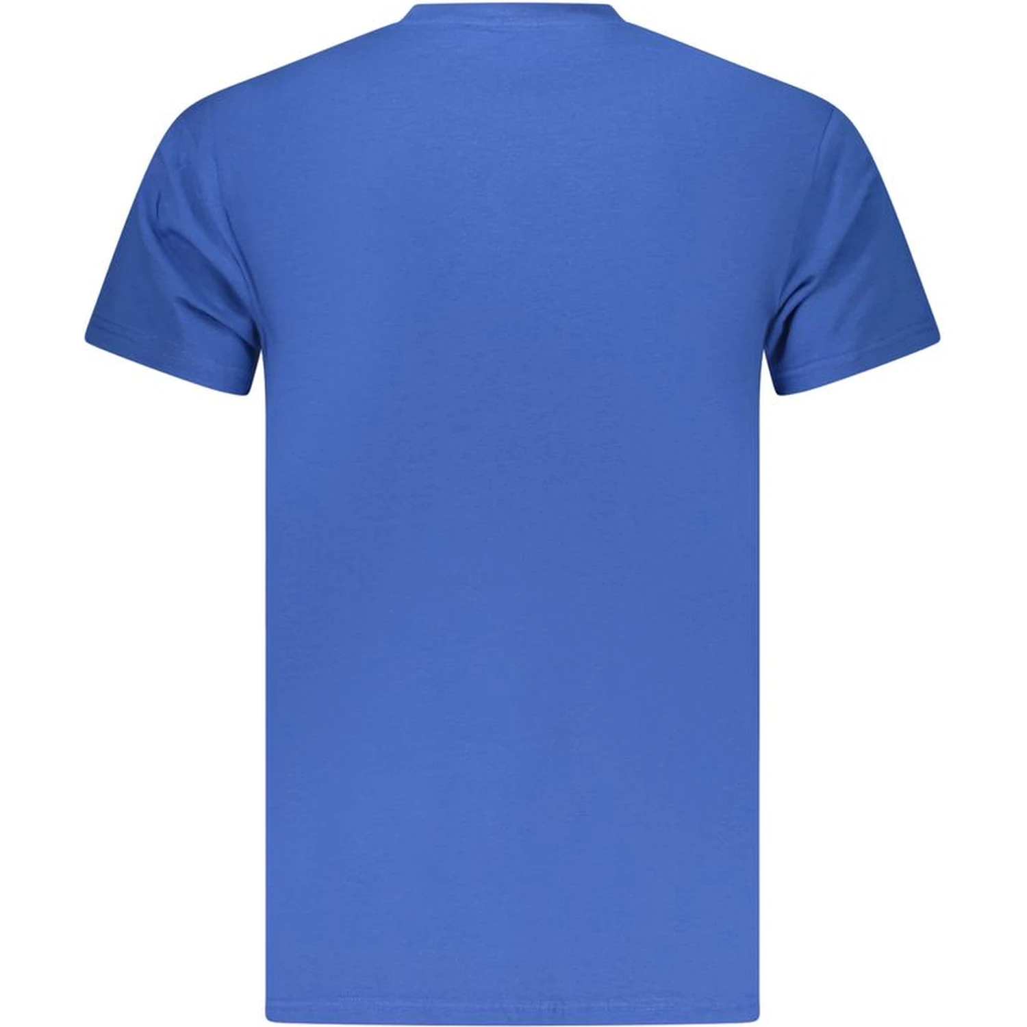Blue Cotton Men's T-Shirt