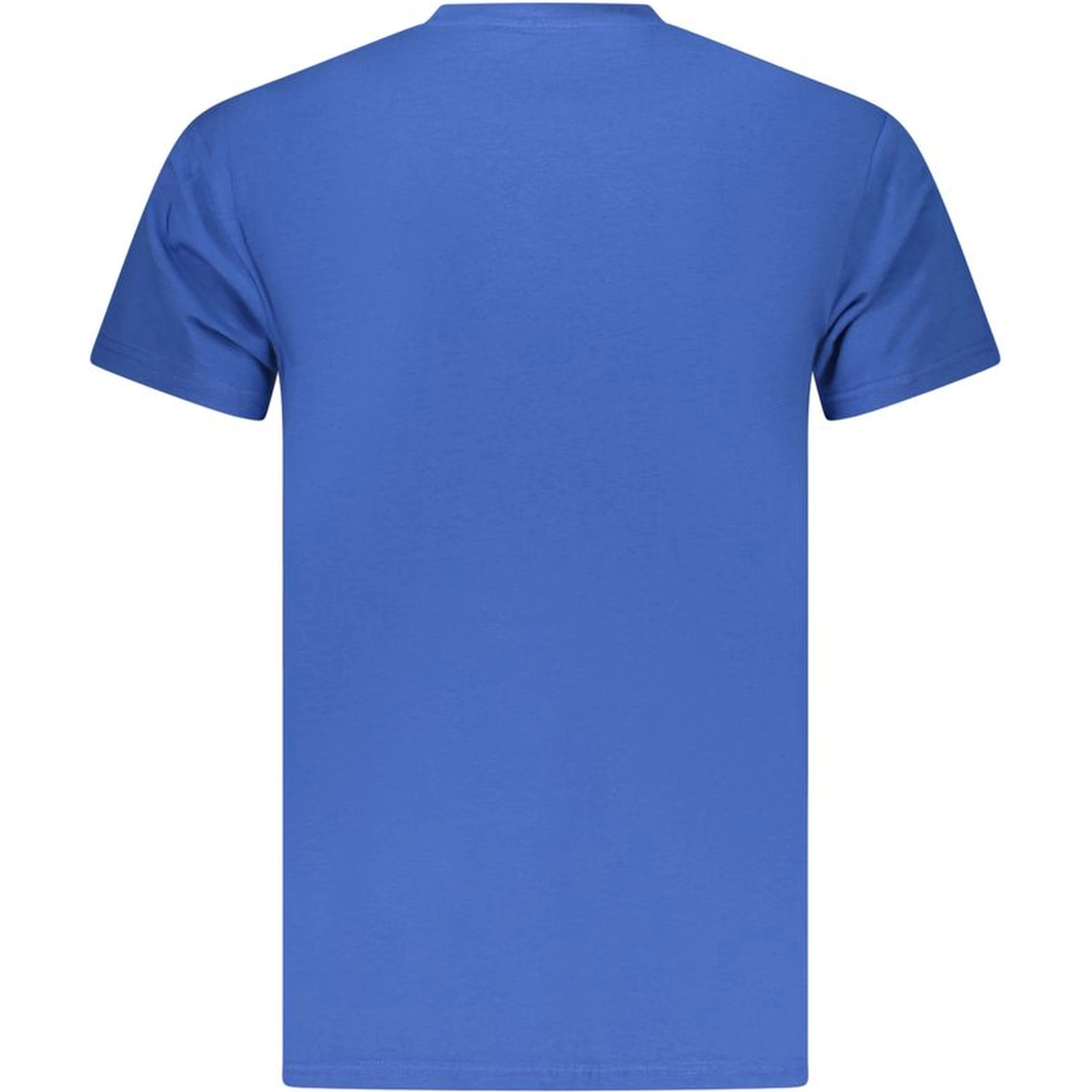 Blue Cotton Men's T-Shirt