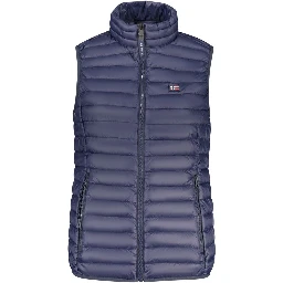 Blu Poliammide Women's Gilet