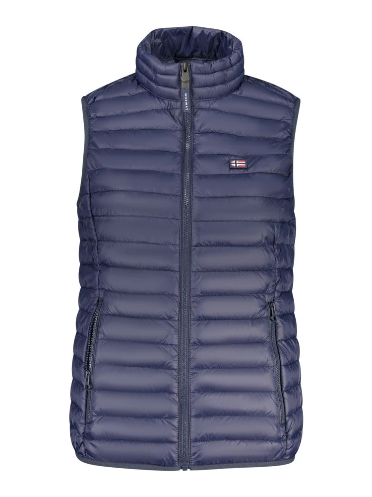 Blu Poliammide Women's Gilet