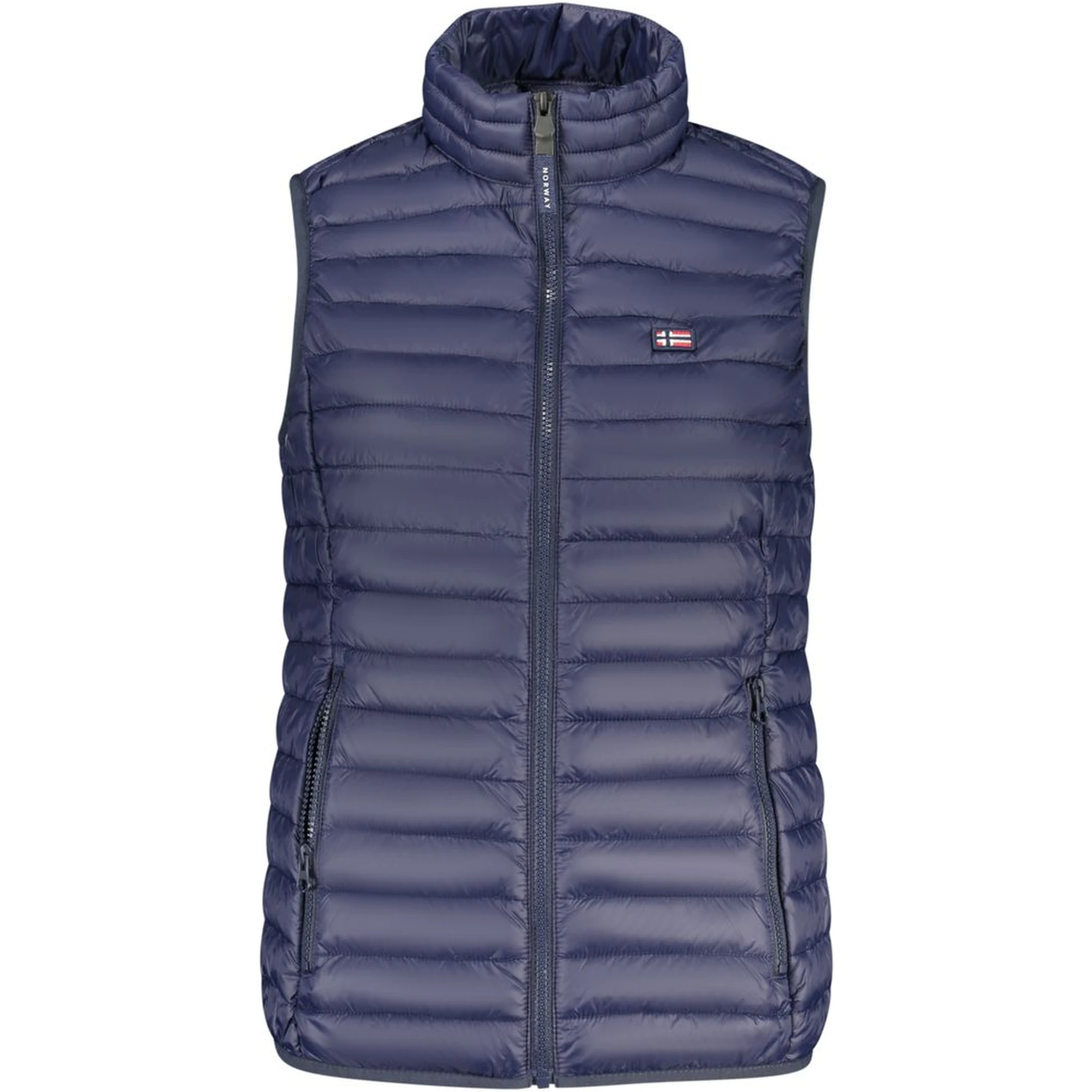 Blu Poliammide Women's Gilet
