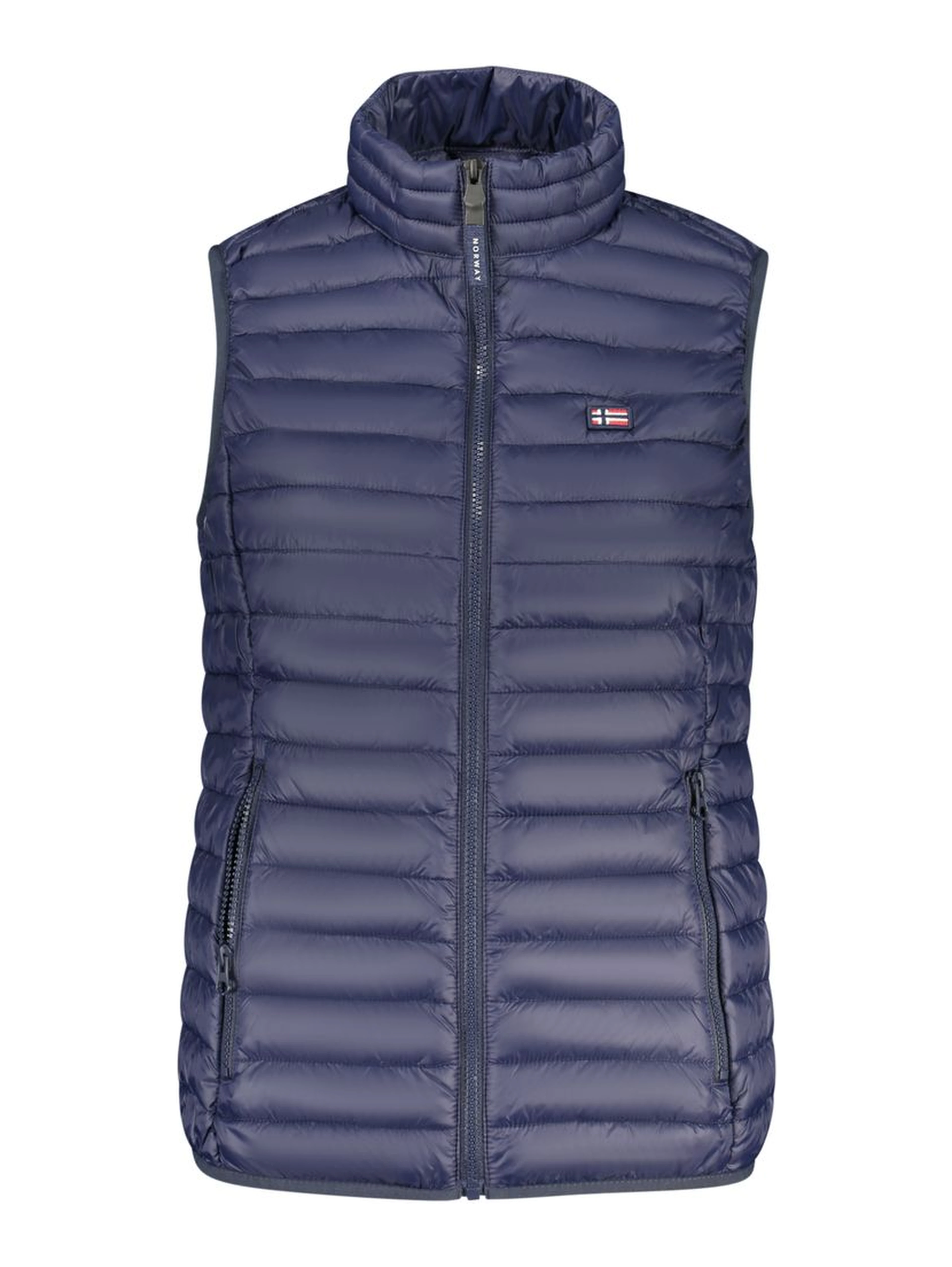 Blu Poliammide Women's Gilet