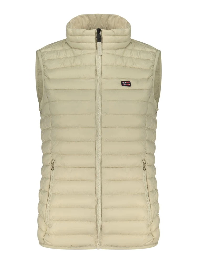 Beige Poliammide Women's Gilet