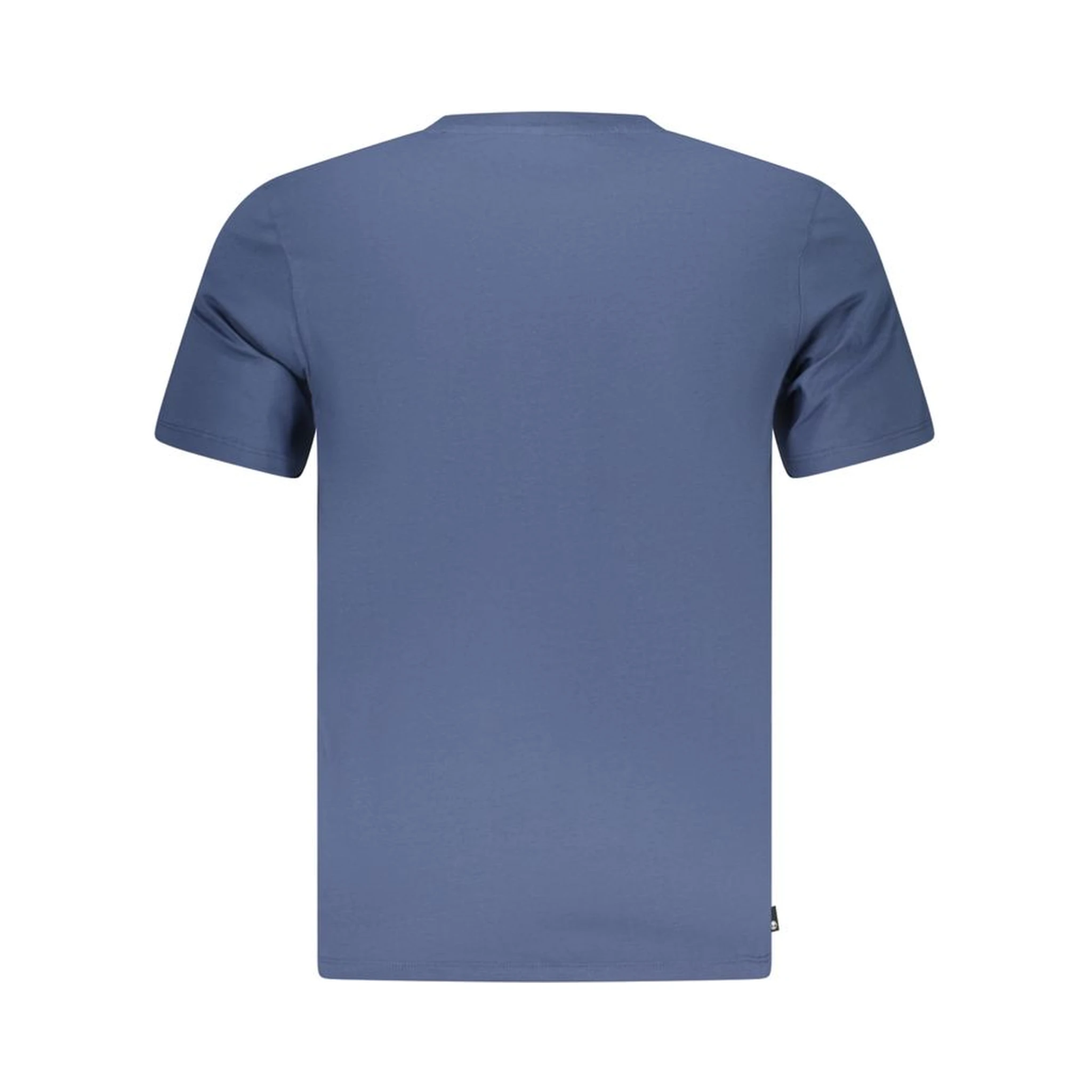 Blue Cotton Men T-Shirt
