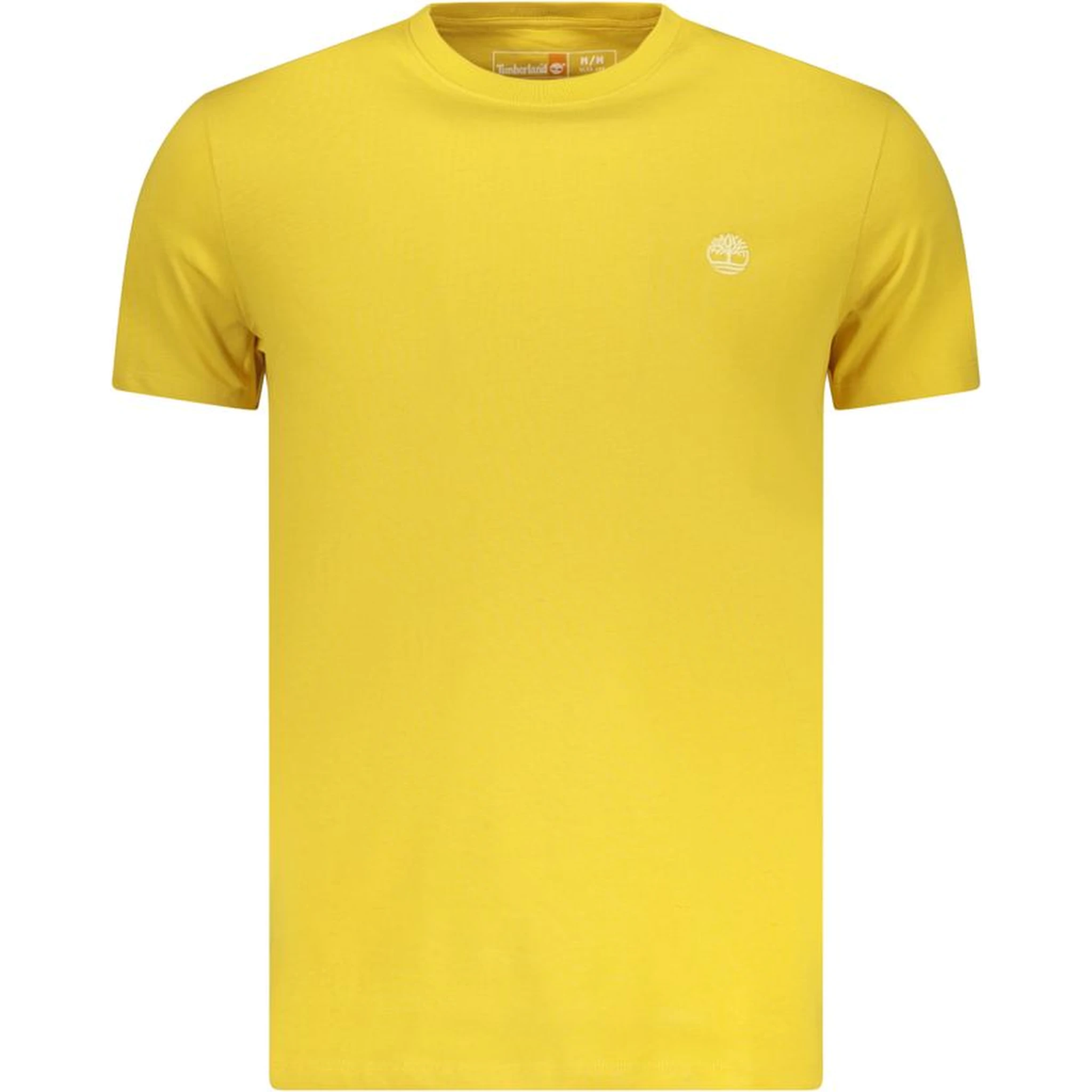 Yellow Cotton Mens T-Shirt