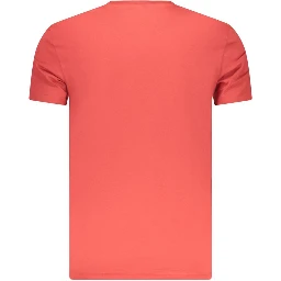 Red Organic Cotton Men T-Shirt