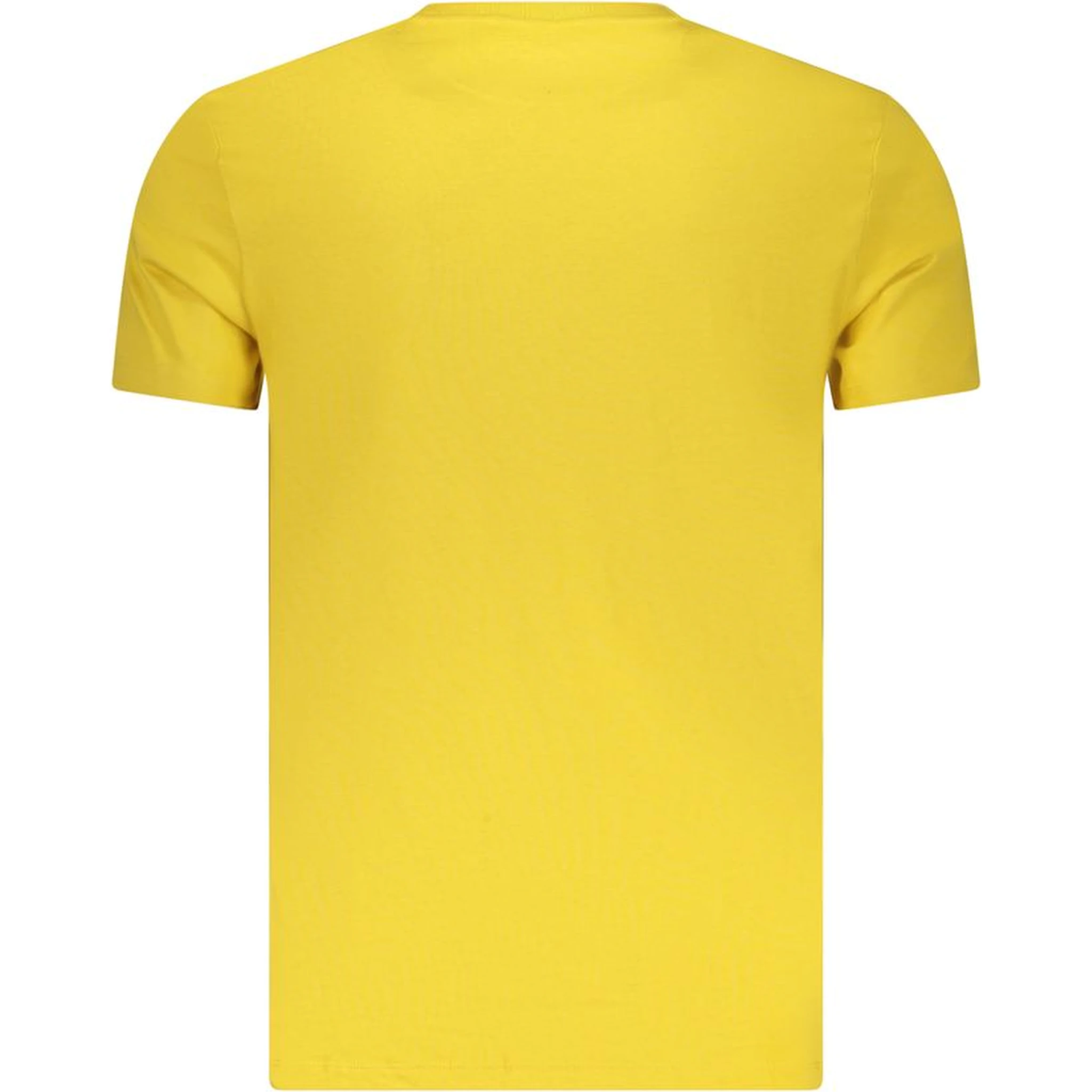 Yellow Cotton Mens T-Shirt