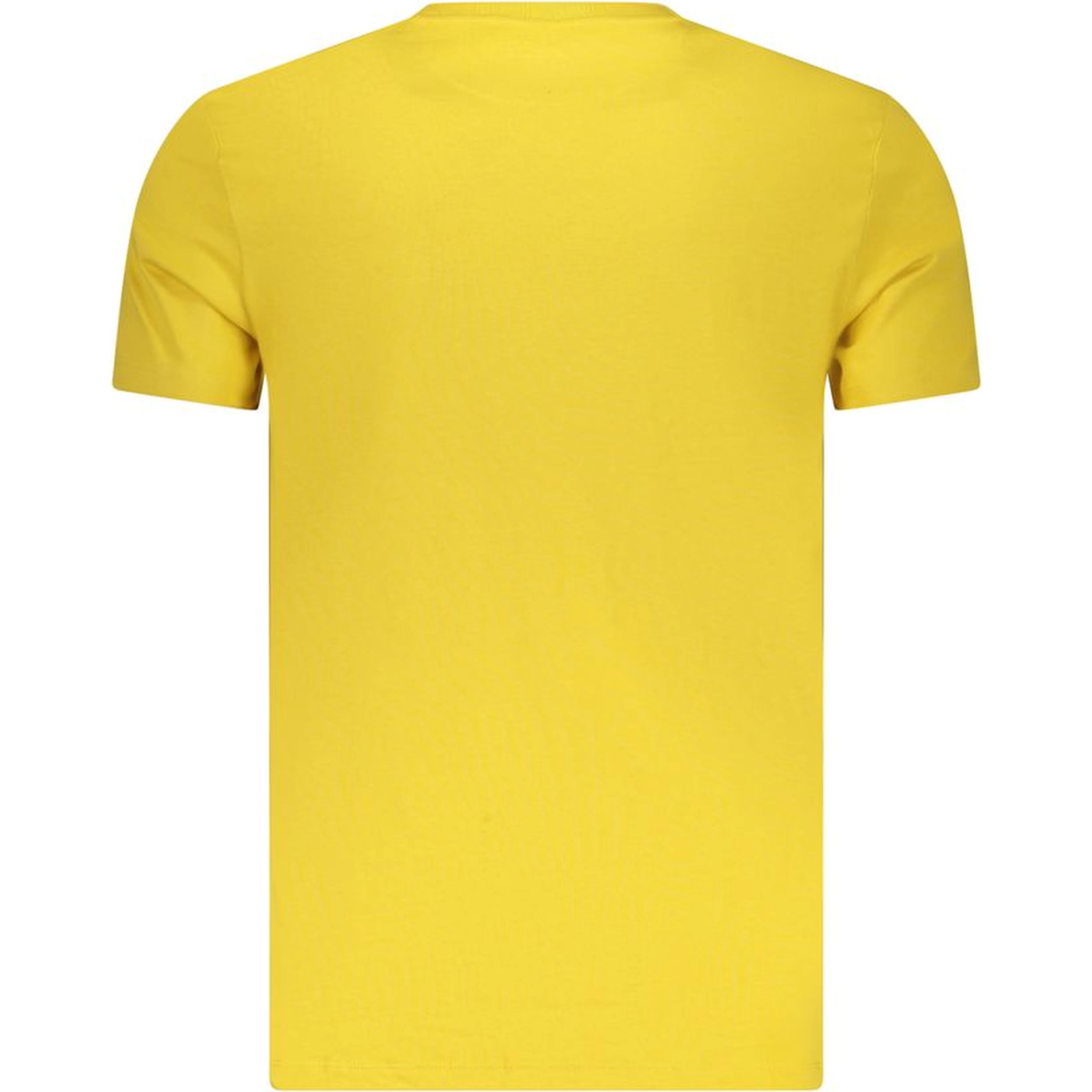 Yellow Cotton Mens T-Shirt