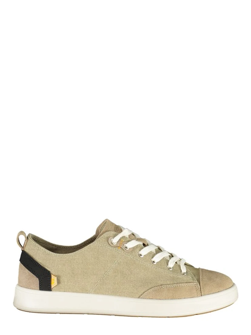 Beige Polyester Athletic Sneakers