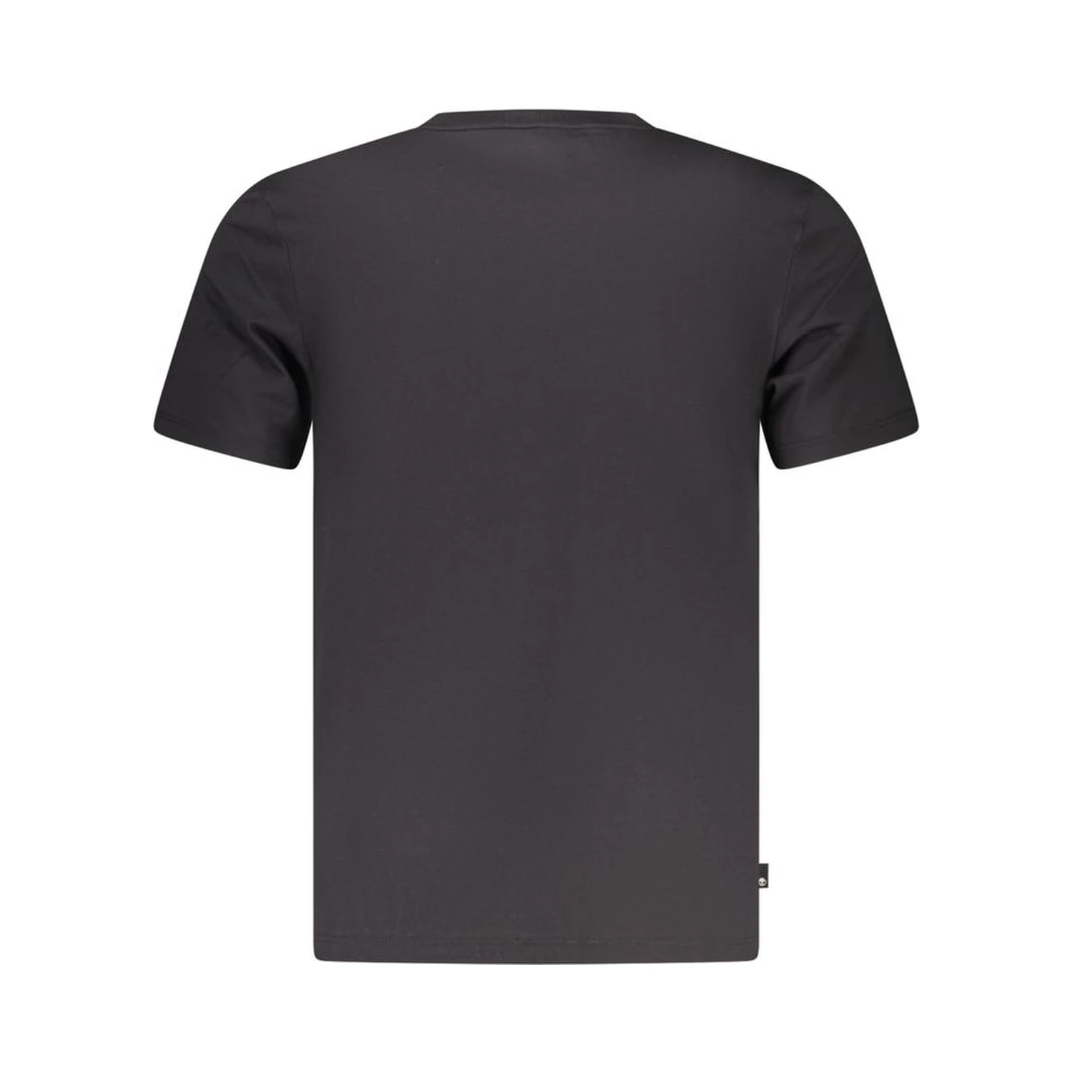 Black Cotton Men T-Shirt