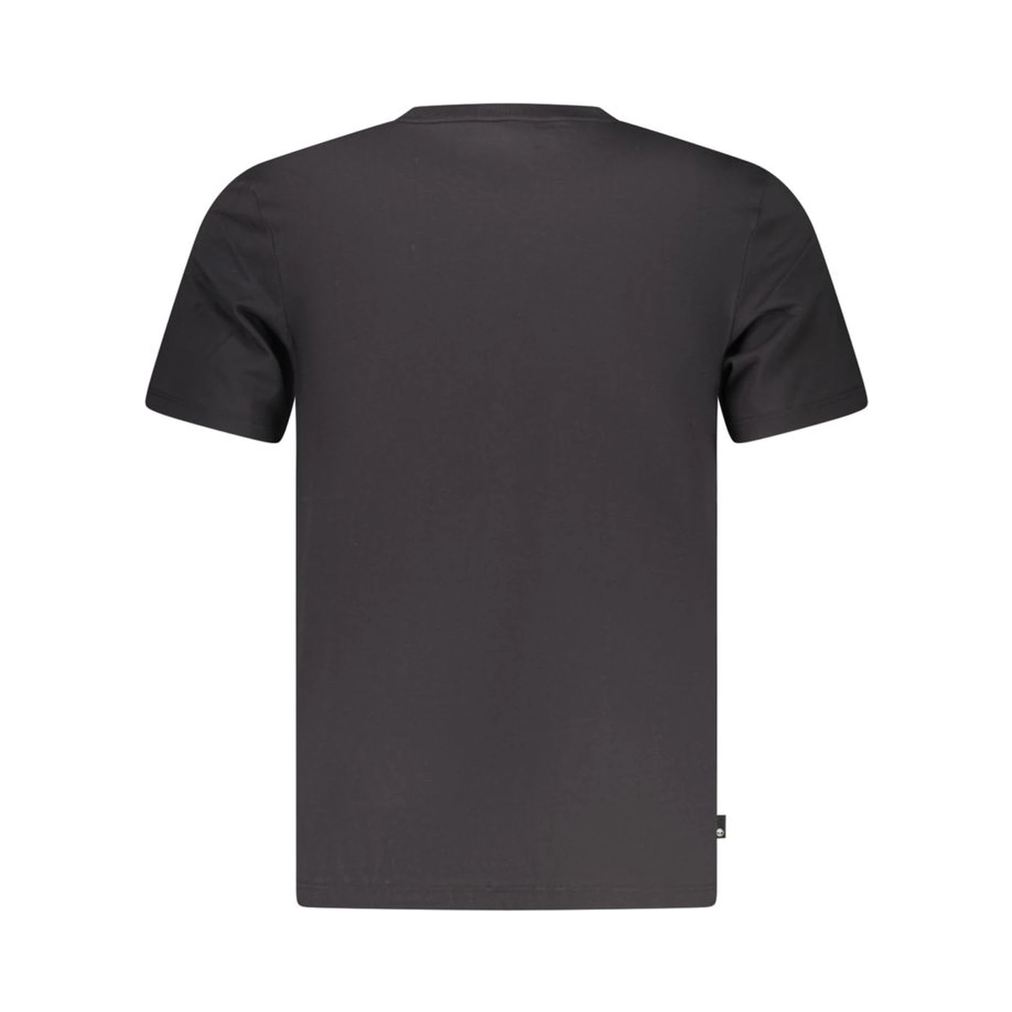 Black Cotton Men T-Shirt