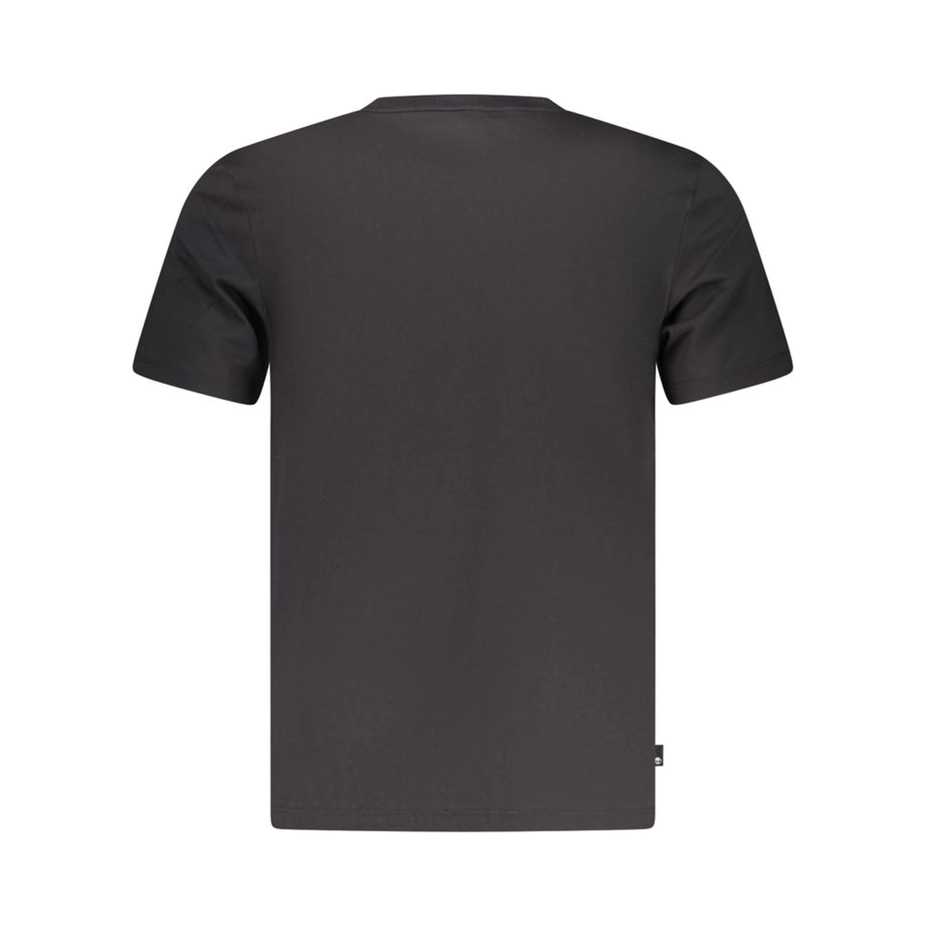 Black Cotton Men T-Shirt
