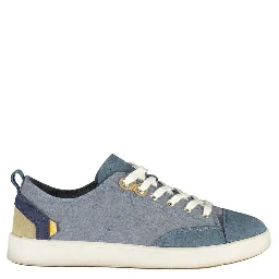 Azzurro Polyester Mens Sneaker