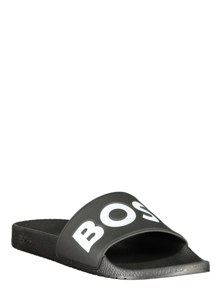 Nero Polyurethane Men Ciabatta alternative