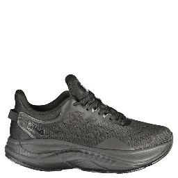 Black Polyester Women Sneaker