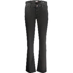 Black Cotton Women's Jeans