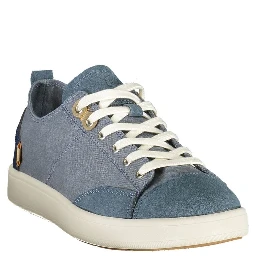 Azzurro Polyester Mens Sneaker