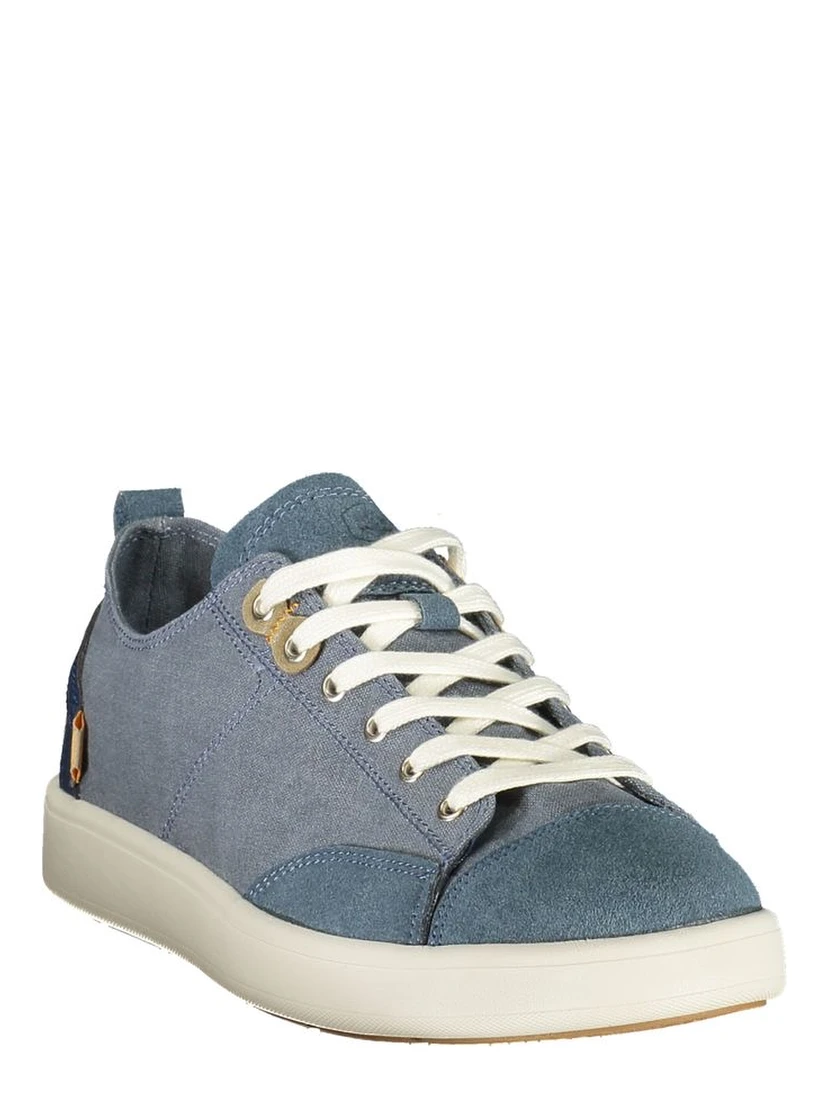 Azzurro Polyester Mens Sneaker