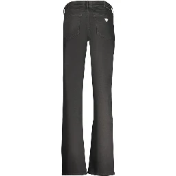 Black Cotton Women's Jeans