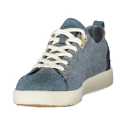 Azzurro Polyester Mens Sneaker