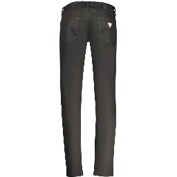 Black Cotton Mens Jeans
