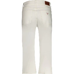 Bianco Cotton Women Capri
