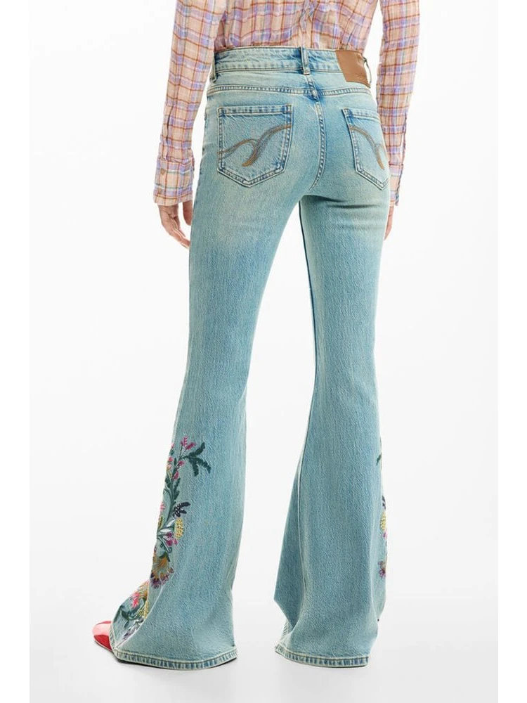 Azzurro Cotton Women Jeans alternative