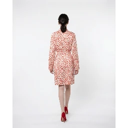 Multicolor Silk Casual Dress