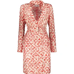 Multicolor Silk Casual Dress