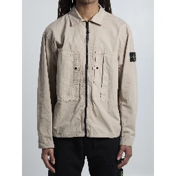 Ripstop cotton overshirt