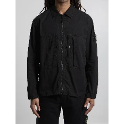 Ripstop cotton overshirt