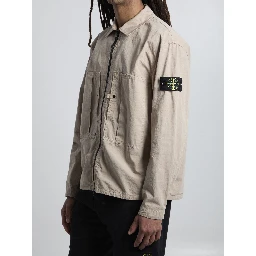 Ripstop cotton overshirt
