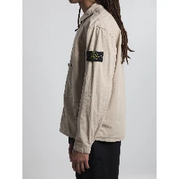 Ripstop cotton overshirt