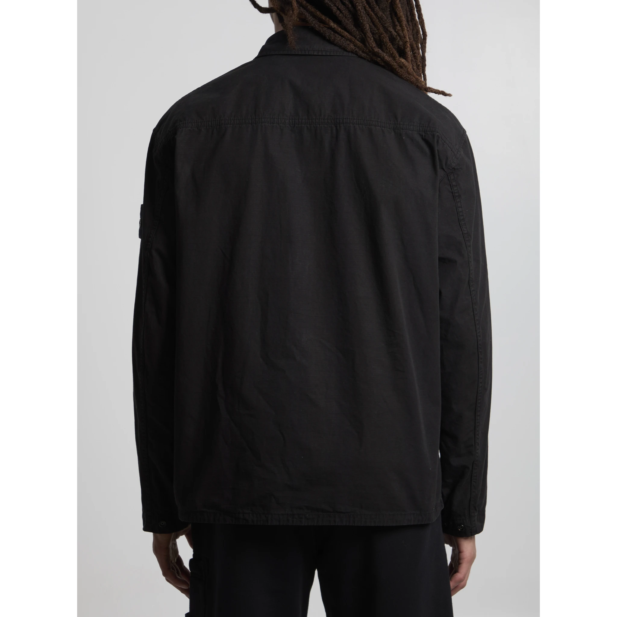 Ripstop cotton overshirt