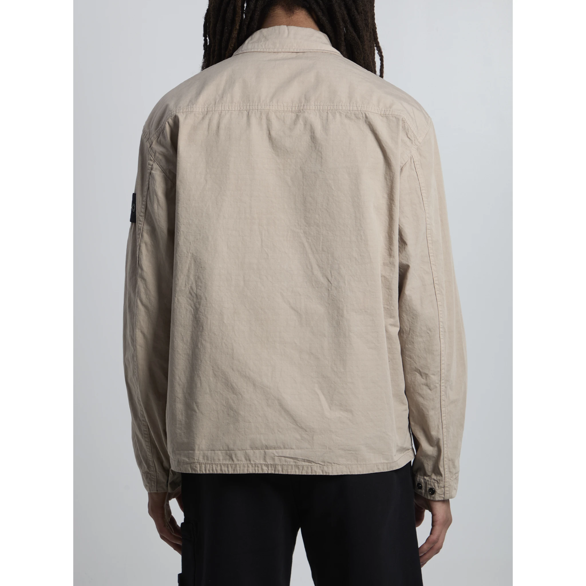 Ripstop cotton overshirt