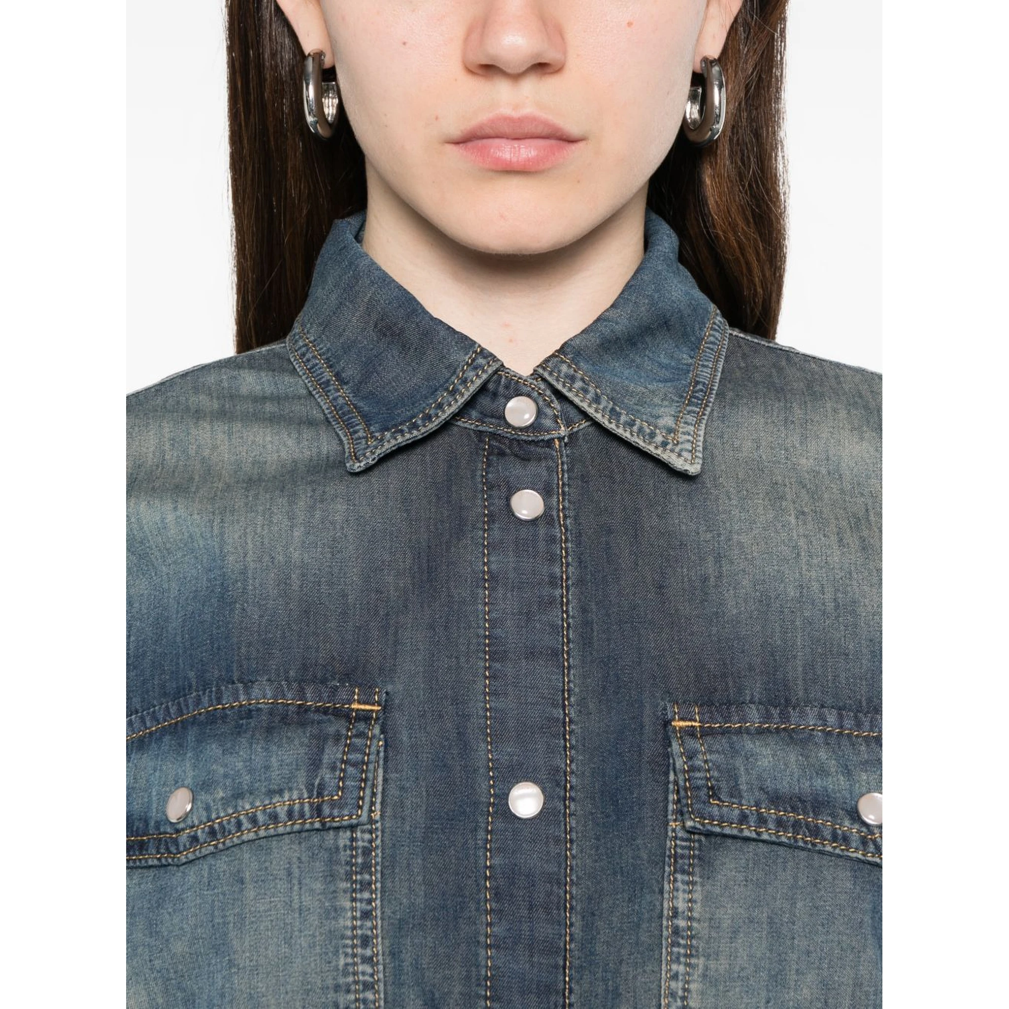 Pinko Shirts Blue