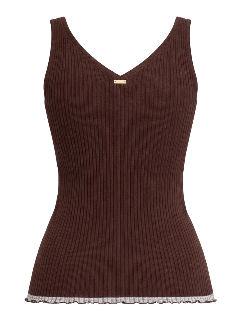 Twin-set Top Brown
