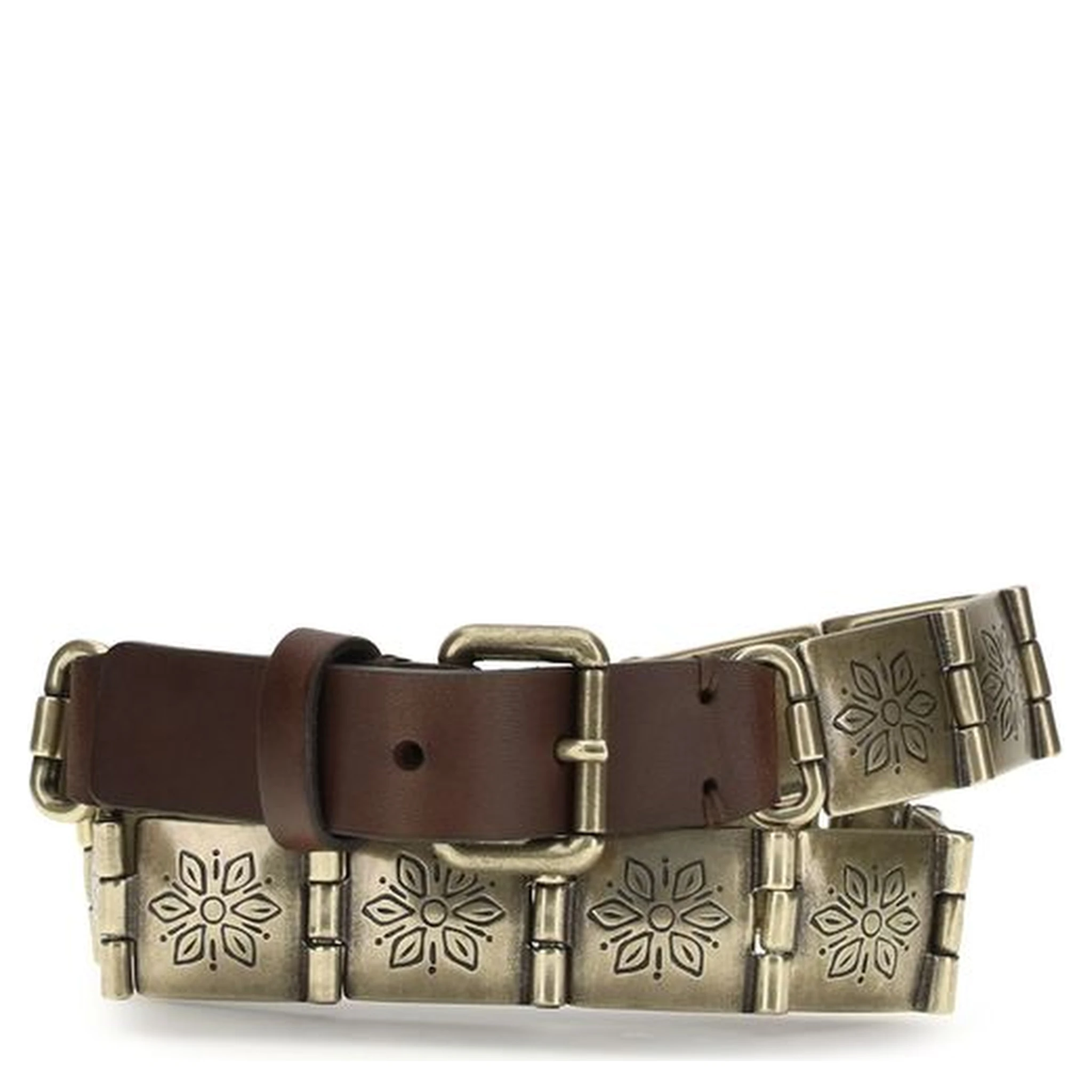 Brown Calf Leather Bos Taurus Regular Belt