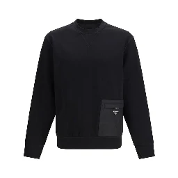 Black Viscose Sweatshirt