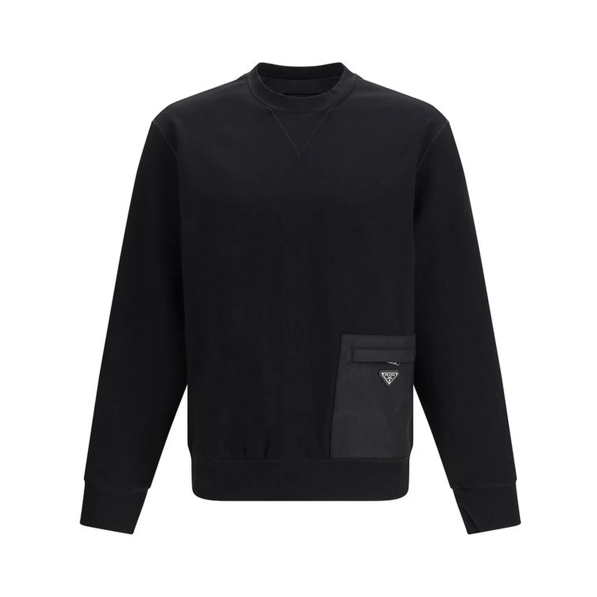 Black Viscose Sweatshirt