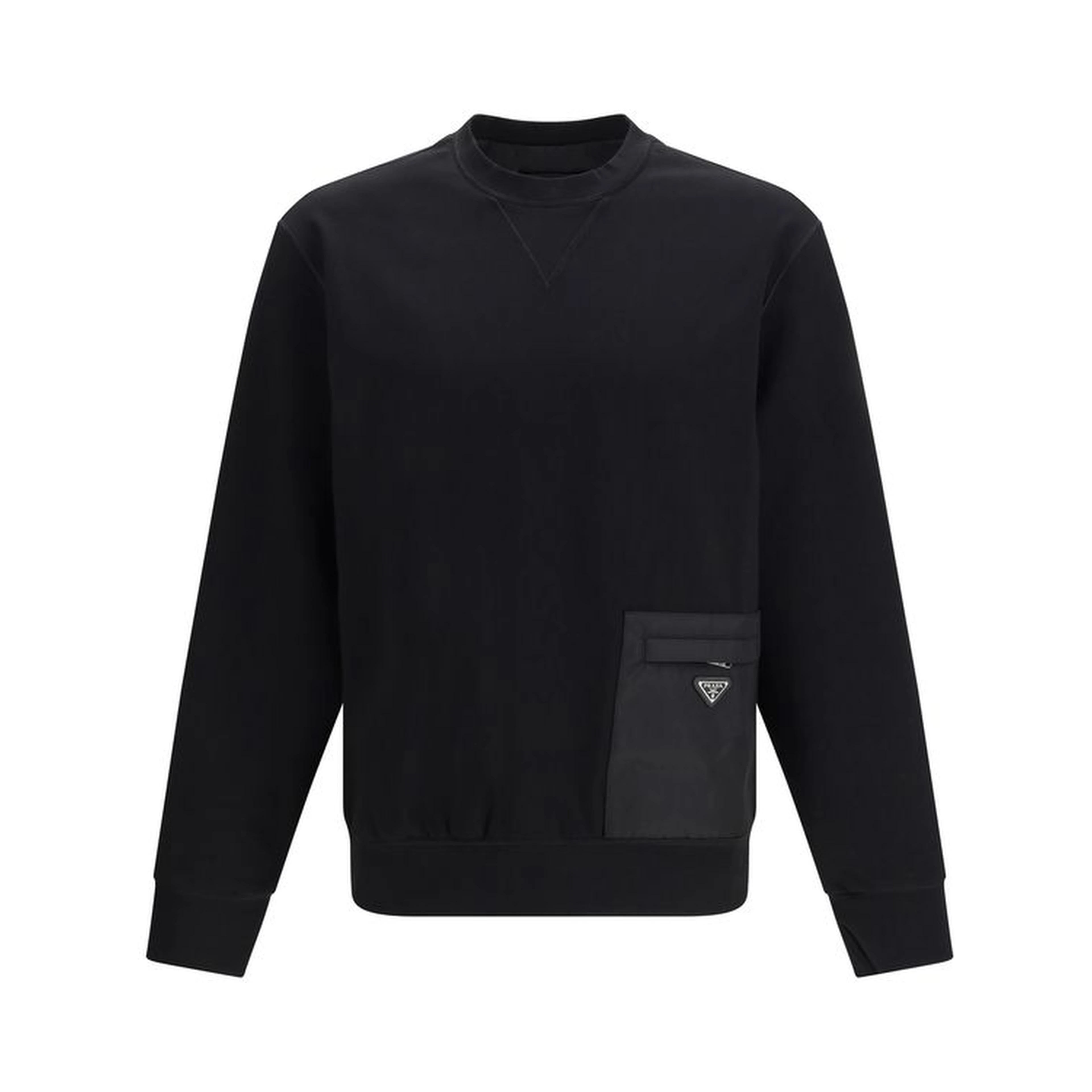 Black Viscose Sweatshirt